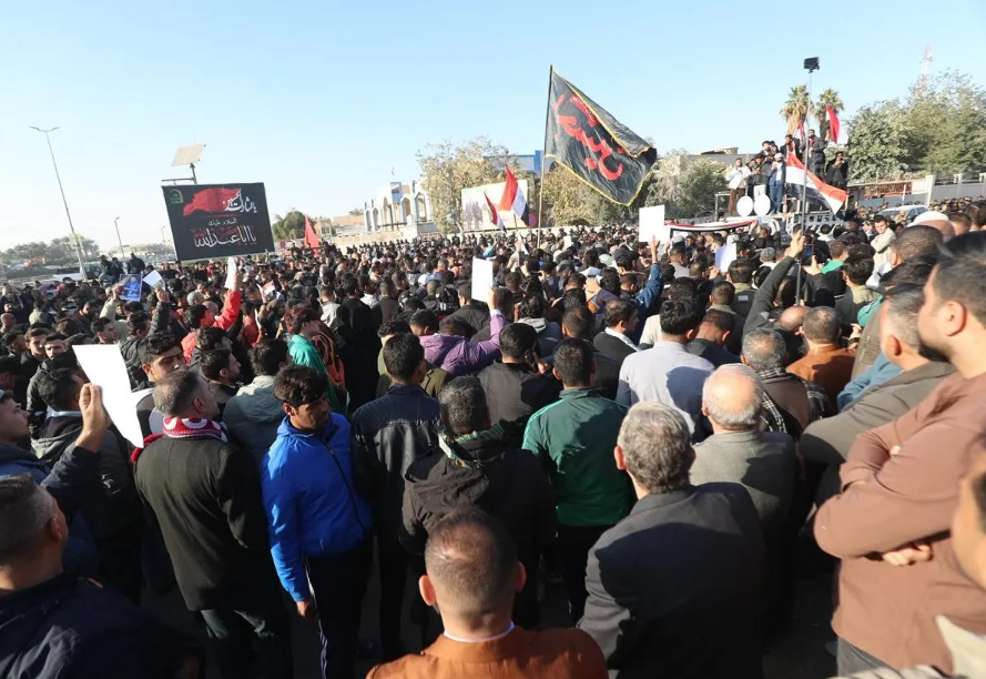 بابل.. تظاهرات لدعم تكليف أمير المعموري